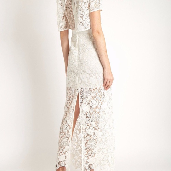 Self Portrait Marcela Dress White Lace US 6, UK 10 - Picture 2 of 5